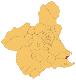 Localización de Los Alcázares